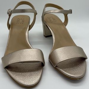 Naturalizer Warm Silver High Heel Shoes